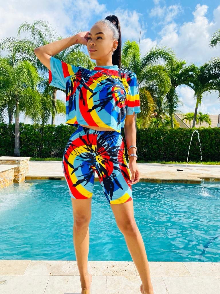 Splash Tie Dye Set - Semai House Of fashion