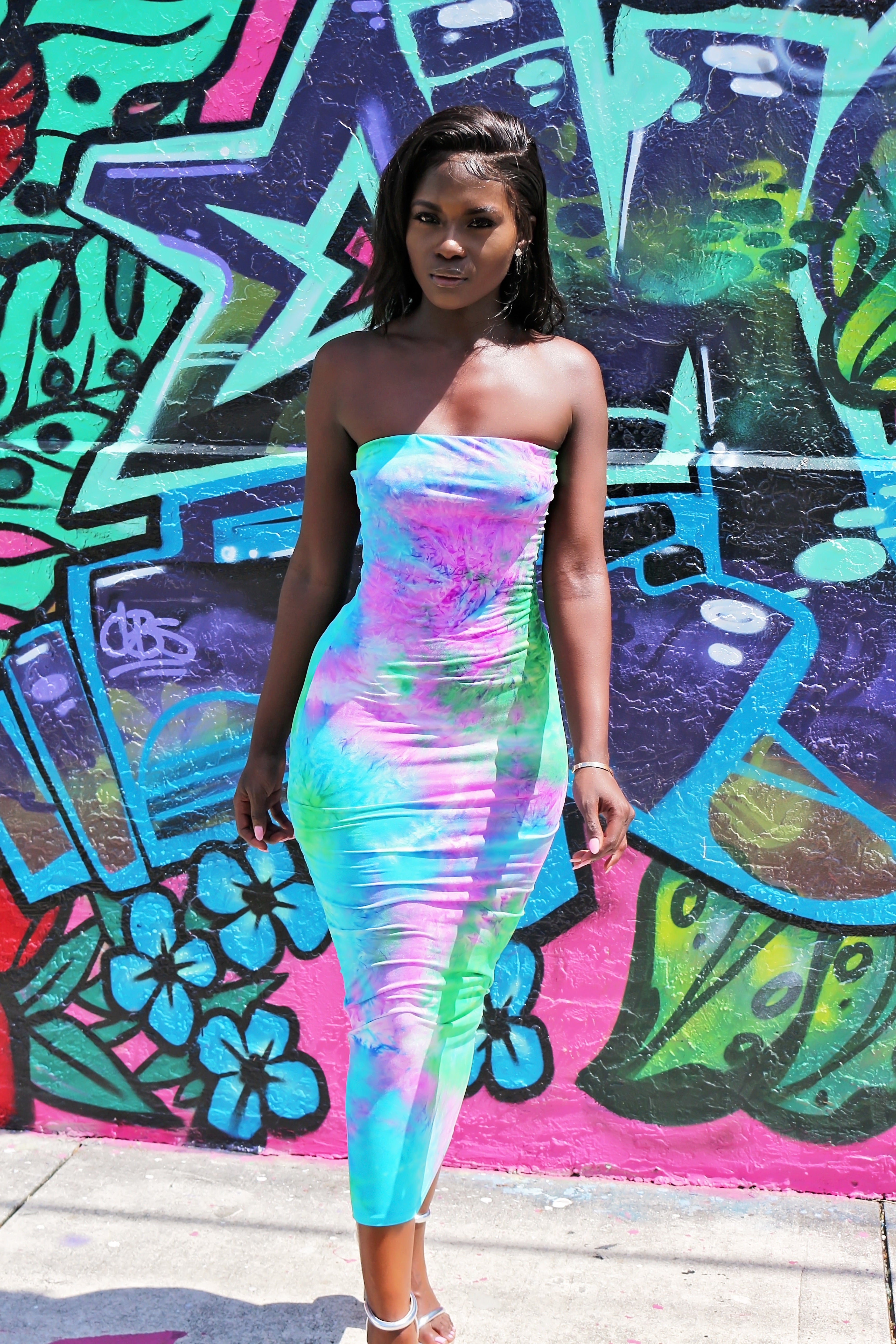 She Wearing That Dress-Cotton Candy - Semai House Of fashion